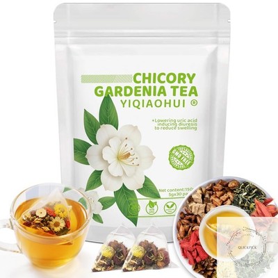 Chicory Gardenia Tea for Blood Sugar Support & Healthy Digestion | 30 Bags of