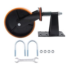 For Metal Tube Gate Gate Wheel 8 In Fence Gate Wheel 1700Lbs Capacity 360 Degree