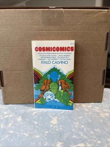 COSMICOMICS by ITALO CALVINO - 1970 PAPERBACK BOOK Collier first edition PB - product listing photo