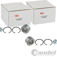2X Nty Radlager Satz Vorne Beidseitig Passend FÜR Abarth 500 500C Grande Punto
