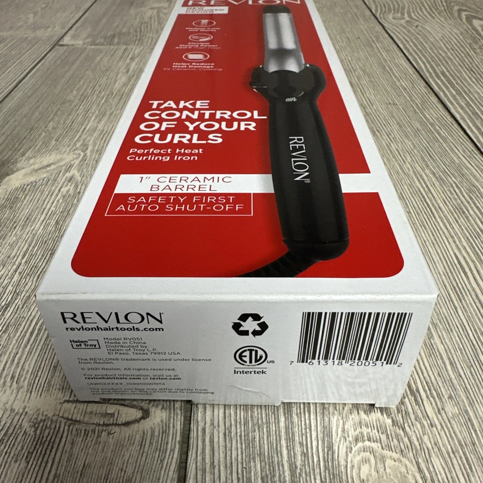 REVLON Perfect Heat Curling Iron 1" Ceramic Barrel Perfect Heat Curling Iron  - Image 2 of 4
