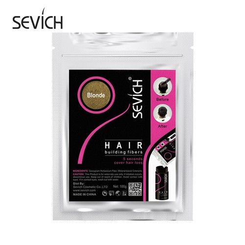 Refill Hair Loss Care Thicken Hair Building Fibers 25/50//100g Powder Sevich - Picture 18 of 23