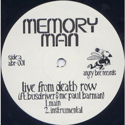 Memory Man - Live From Death Row (Vinyl 12'' - 2006 - US - Original)