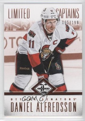 2012-13 Panini Limited Limited Captains 105/199 Daniel Alfredsson #170 HOF 0a1