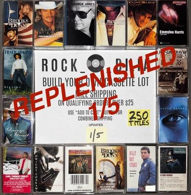 #ad $1 amp; UP COUNTRY BUY $25 GET FREE SHIPPING CASSETTE BUILD YOUR LOT GEORGE STRAIT $4.00