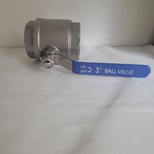 3" Ball Valves 316 Stainless Steel NPT Female Thread Ball Valve 1000WOG