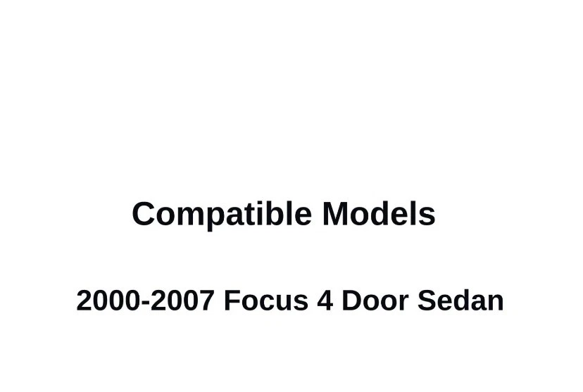 Se adapta a Ford Focus 2000-2007 sedán de 4 puertas lado izquierdo cuarto trasero ventana de vidrio Foto 3 de 3