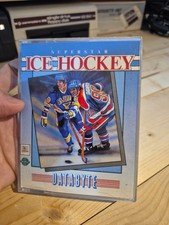 C64 : SUPERSTAR ICE HOCKEY ORIGINAL GAME X COMMODORE 64 DATABYTE MINDSCAPE