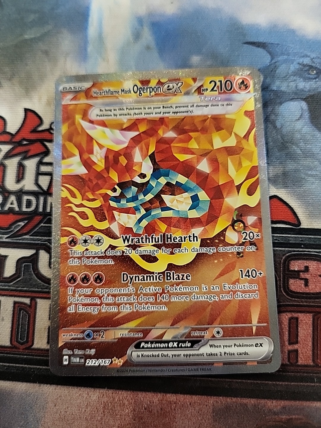 Hearthflame Mask Ogerpon Ex 212/167