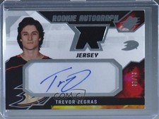 2021-22 SPx Rookie Auto Jersey 37/75 Trevor Zegras #TZ Auto qe7
