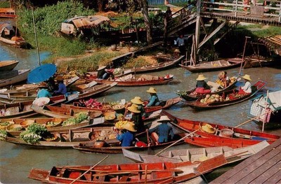 Bangkok Thailand The Floating Market