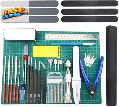 Professional 33 PCS Model Tools Kit Modeler Basic Tools Craft Set Hobby Building