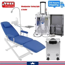Dental Portable Mobile Delivery Unit System Air Compressor Suction 4Hole /Chair