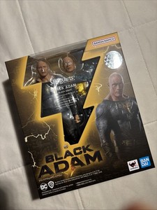 TAMASHII NATIONS - Black Adam, Bandai Spirits S.H.Figuarts Figura de acción, 6.5 Pulgadas, BDISD641700 : Dwayne Johnson