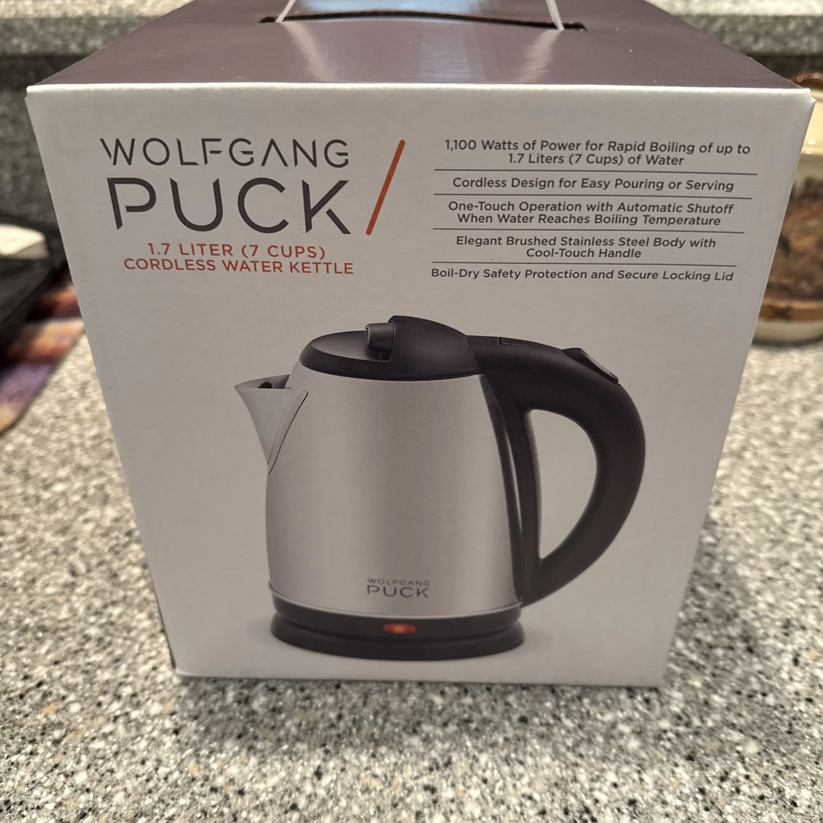 Poêle électrique Wolfgang Puck CMFP1201 12 Pouces – 1500W, Argentée, NEUVE Dans Boîte