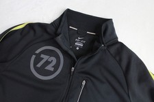 Mens L Large Nike Running Black Full Zip Up Athletic Jacket 72 Workout Run