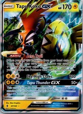 Tapu Koko GX Ultra Rare SM - Guardians Rising 47/145 NM
