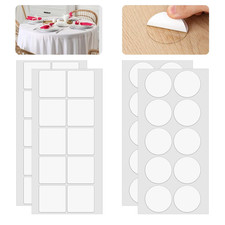 Transparent Tablecloth Clips, 40 Pcs Removable Outdoor Table Cloth Holder Double