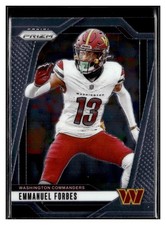 Emmanuel Forbes 2024 Panini Prizm #291 Washington Commanders *No Lines on Card*