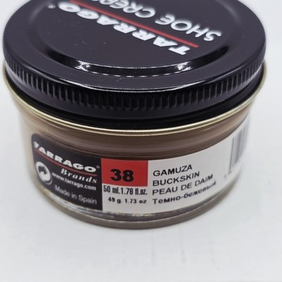 Tarrago Shoe Polish # 38 Buckskin Cream Leather Protector 1.76 oz. 50ml Boot