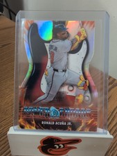 2026 Bowman Chrome Power Chords RARE DIE-CUT INSERT PC-3 Ronald Acuna Jr.