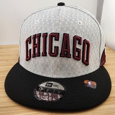 Chicago Bulls Hat, 2023 City Edition Cap, AOP Design, New Era 950, NBA, Snapback