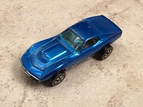 Original Hot Wheels Redline - Blue HK Custom Corvette!! - Free Shipping!!
