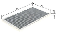 Bosch 1 987 432 333 Aktivkohleinnenraumfilter FüR Audi 1987432333 R2333