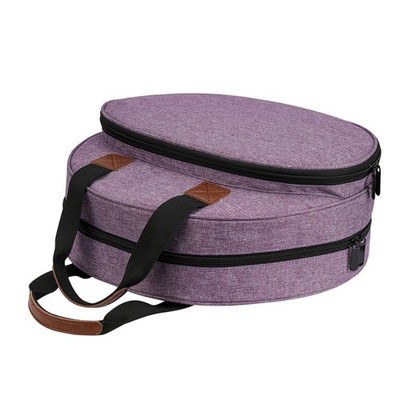 EXCEART Embroidery Project Bag Large Capacity Storage Tote with Multiple Pock...