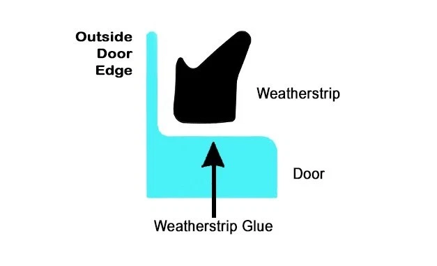 fits 1961 thru 1971 Dodge pick-up truck door seals weatherstrips - Image 3 of 4