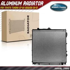 Radiator w/o Oil Cooler for Toyota Tundra 2007-2020 Sequoia 08-13 V8 4.6L 5.7L