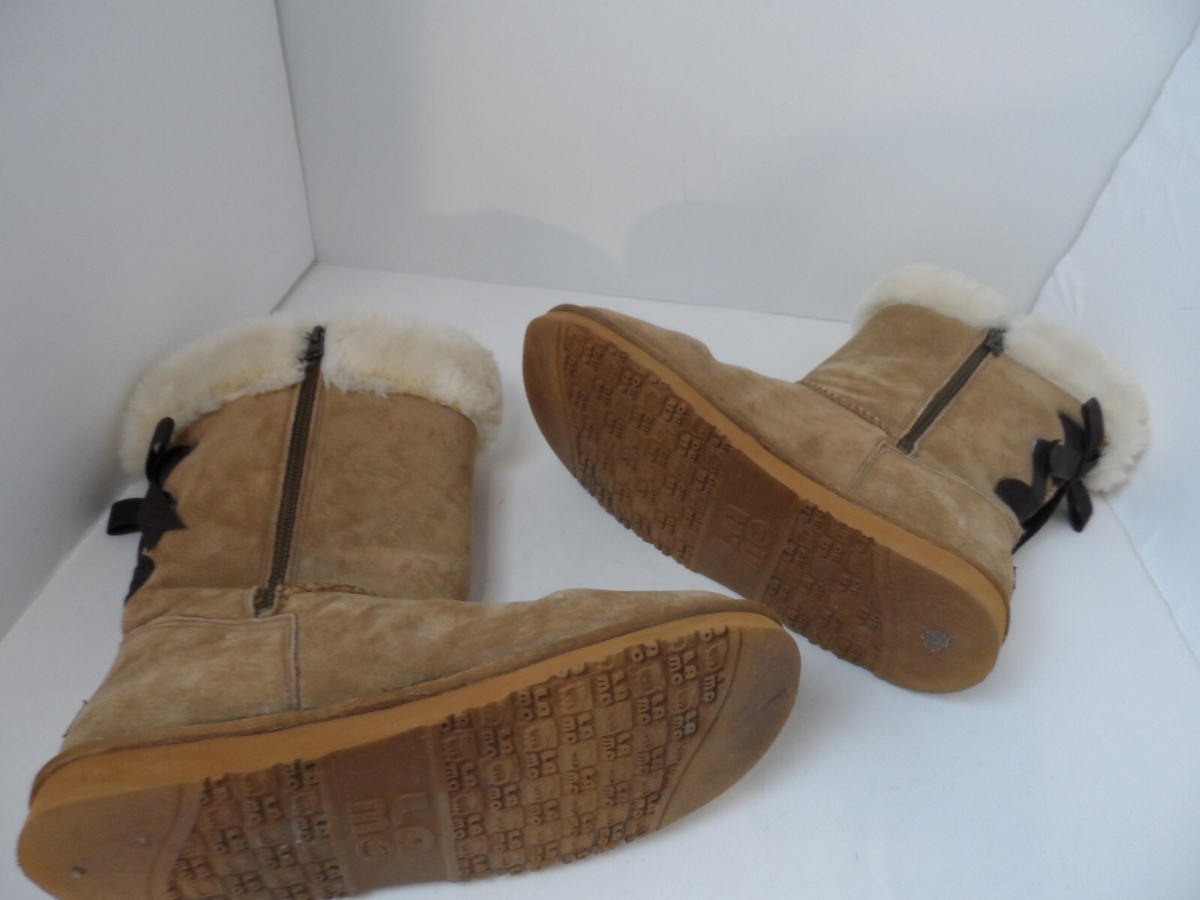 Lamo Sz 11 Mens Willow Tan Suede Fur Lined Boots Amazon.com | Lamo Kids Kora Short Youth Boots for Kids  main image 2