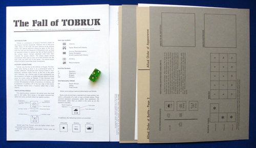 Der Fall von Tobruk - Konfliktspiele - unpunched - Sehr guter Zustand - Bild 4 von 5