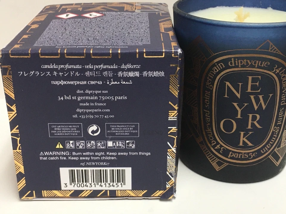Vela Diptyque New York City 6,5 OZ NUEVA EN CAJA | Edición limitada, rara Foto 2 de 3