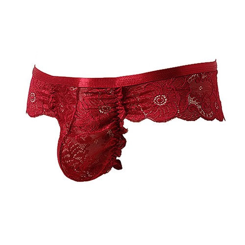 Herren Slip Girly Tangas Bulge Pouch Höschen Reizwäsche Netz Unterhose - Bild 13 von 34