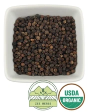Organic Peppercorn Black, Whole (Piper Nigrum)
