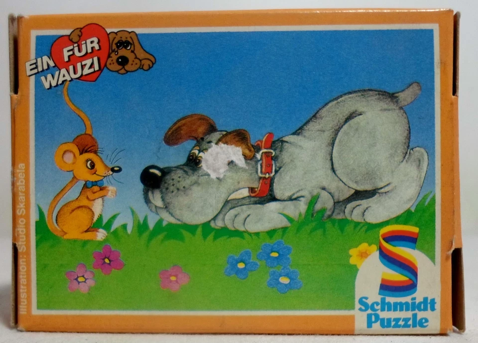 SCHMIDT PUZZLE VTG 80's # 02414 PUPPIES JIGSAW COLLECTION 54 pcs 12.5 x 17.5cm A - Image 3 of 4