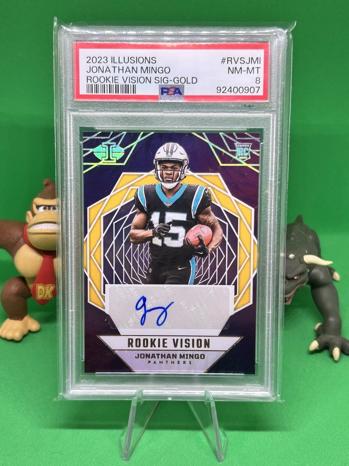 Jonathan Mingo Panini Illusions Rookie Vision Signatures #RVSJMI Gold