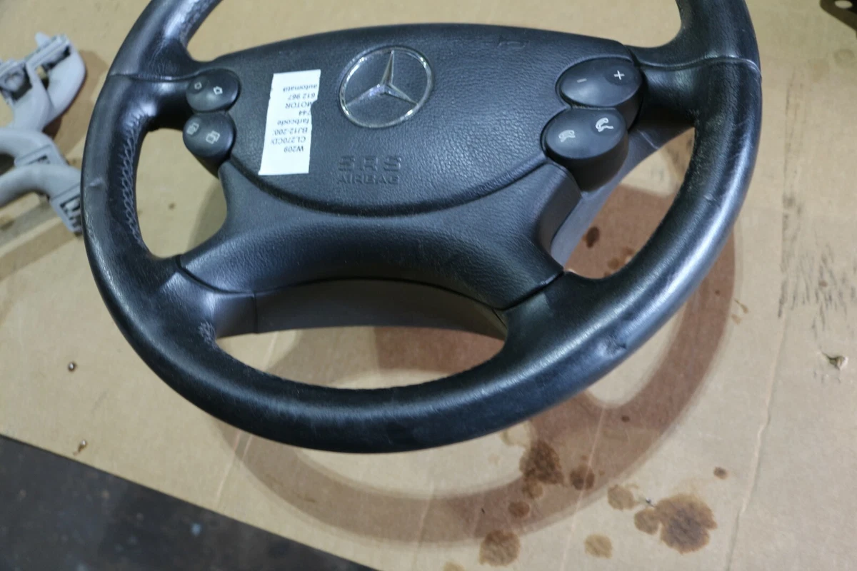 Original Mercedes Benz CLK W209 270CDI Multifunction Leather Steering Wheel De