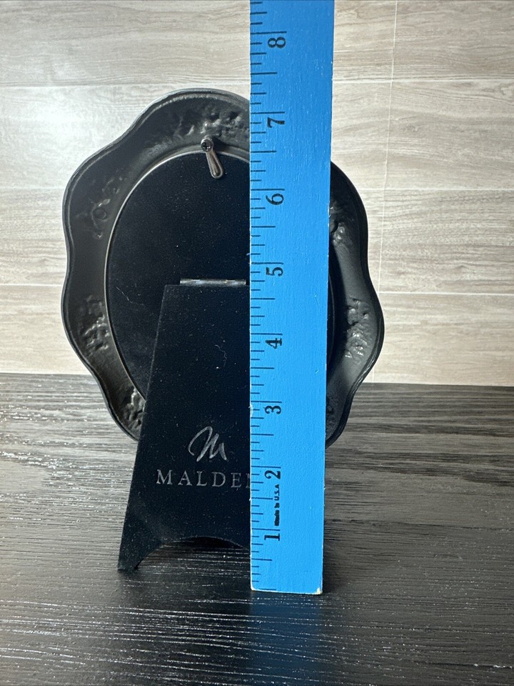 Photo Frame Malden International Design 4x6 Metal Silver Tone Vintage