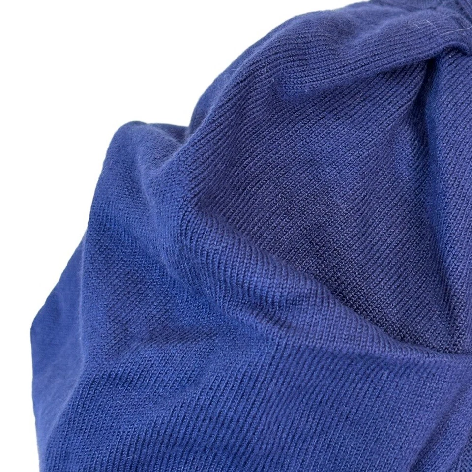 Karen Millen Bold Blue Cardigan Puff Sleeve Sweater XS Size 1 H17 - Image 4 of 4