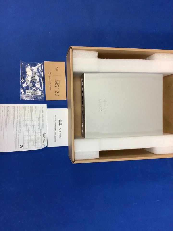 Cisco Meraki MS120-8FP-HW 8-Port Cloud-Managed PoE+ Network Switch Unclaimed New - Image 3 of 4