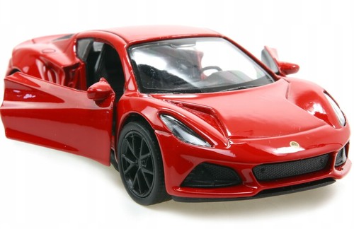 Welly Lotus Emira Red 1:34 1:39 Scales 4.5 Inch US IMPORT DUTIES PAID - Picture 2 of 5