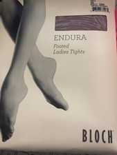 Bloch Endura Dance Women's Contour Soft Footed Tights Tan SZ A Small T0920L NIP