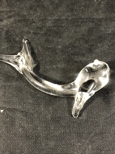 Miniature Glass Fish Figurine Tadpole Mudskipper 1.5" Figure Vintage - Picture 5 of 6