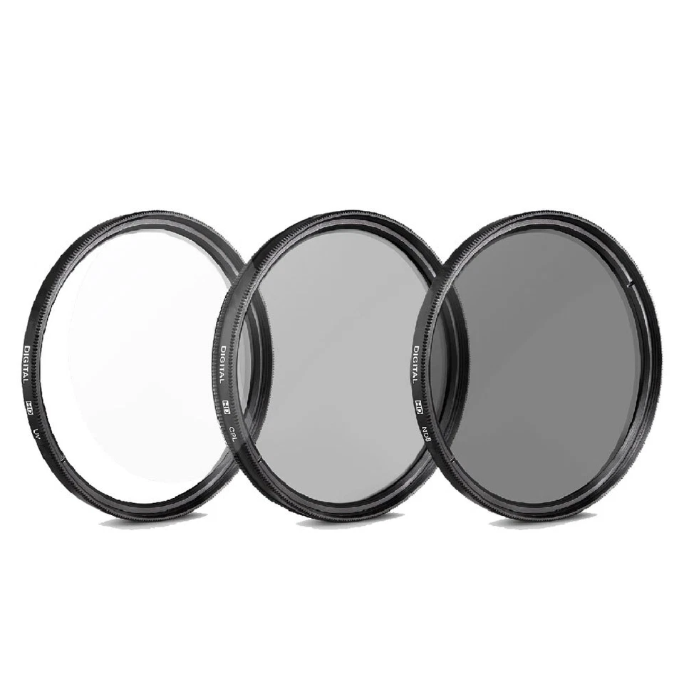 Vivitar UV CPL ND8 Filter Kit Multi-Coated HD Lenses for Canon Nikon Sony - Image 2 of 3