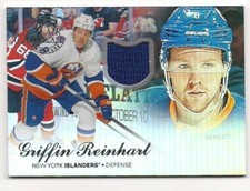 Griffin Reinhart 14-15 Fleer Flair Showcase Game Jersey
