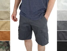 Wrangler Authentics Men's Outdoor Cargo Classic Relaxed Fit Shorts, 6-Pockets