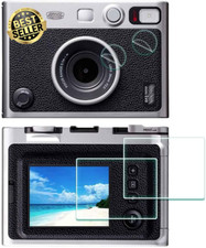 Screen Protector for Fujifilm Instax Mini EVO,LCD&Lens,9H Tempered Glass 2+2 Pac
