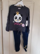 Free Style Girls Top Denim Leggings Size 5 NEW WITH TAGS